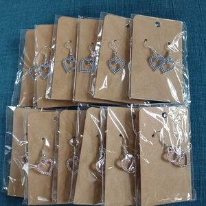 Silver Heart Earrings